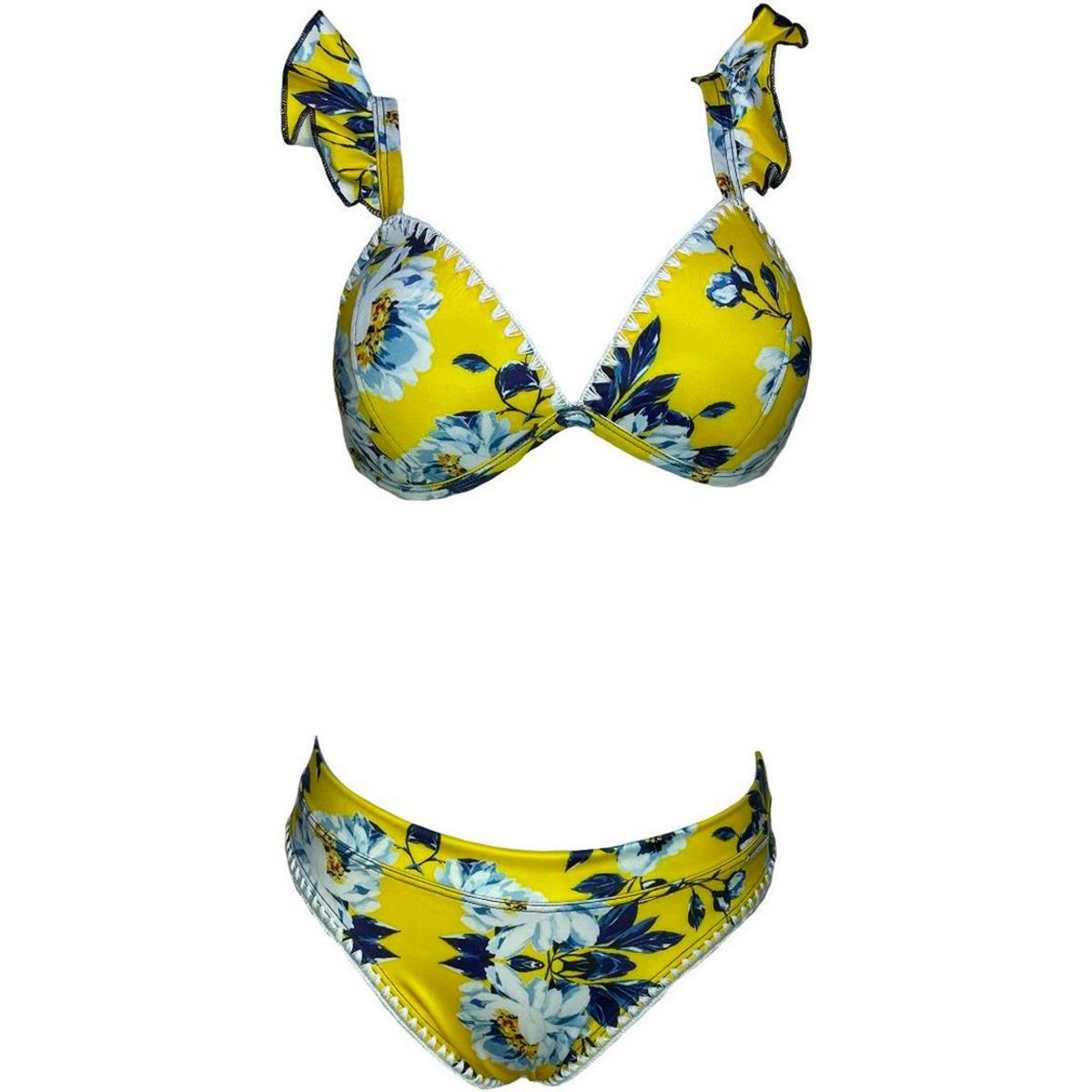 GENERICO - Ropa de baño Mujer Olivia Estampado Amarillo GL-42