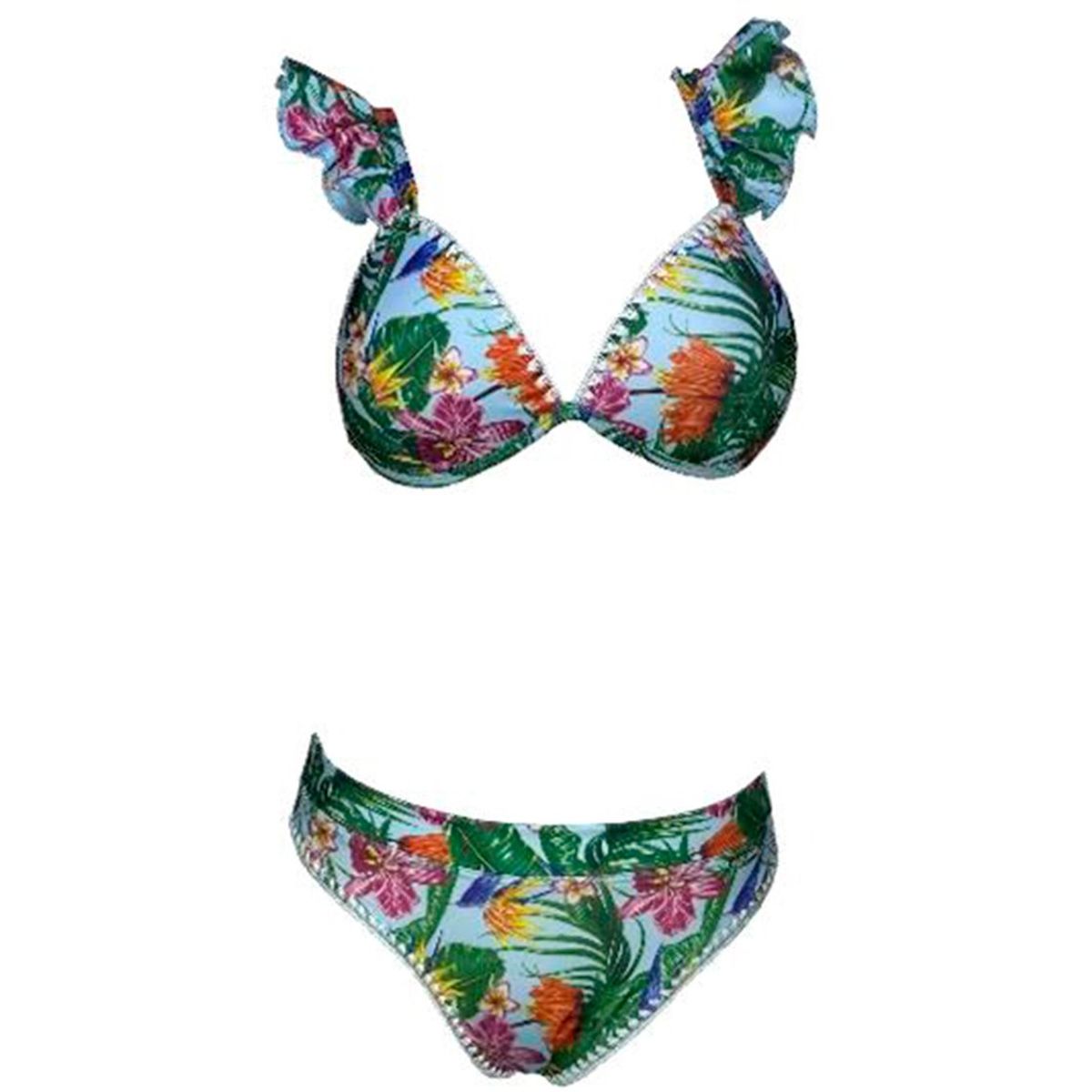 GENERICO - Ropa de baño Mujer Olivia Estampado Blanco GL-42