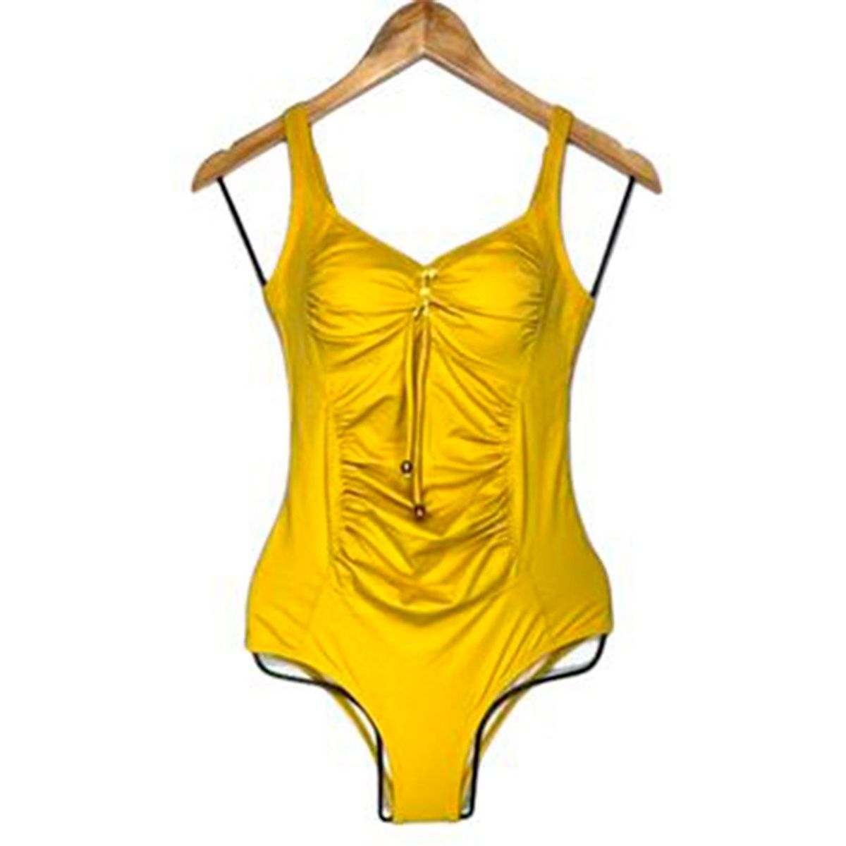 GENERICO - Ropa de Baño Enterizo Licra UV Alessa Iglesias Amarillo GL-50