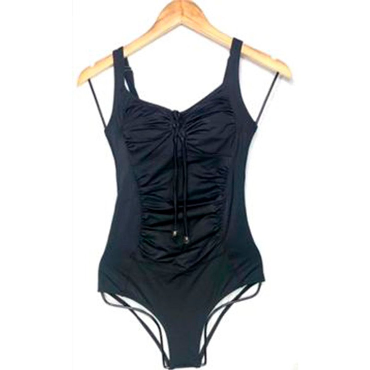 GENERICO - Ropa de Baño Enterizo Licra UV Alessa Iglesias Negro GL-50