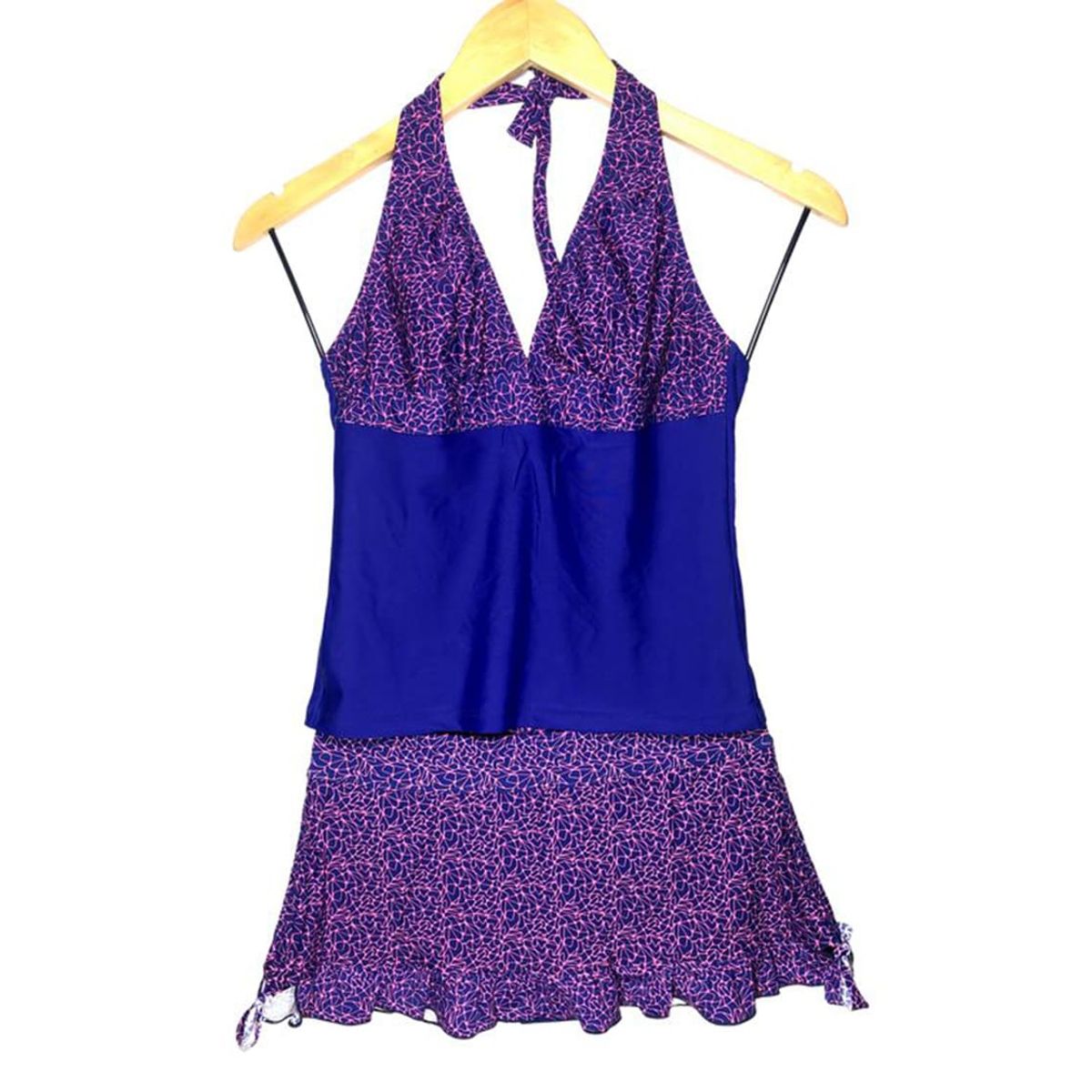 GENERICO - Ropa de Baño Polo Con Falda Catalina de Aragón Azul GL-32