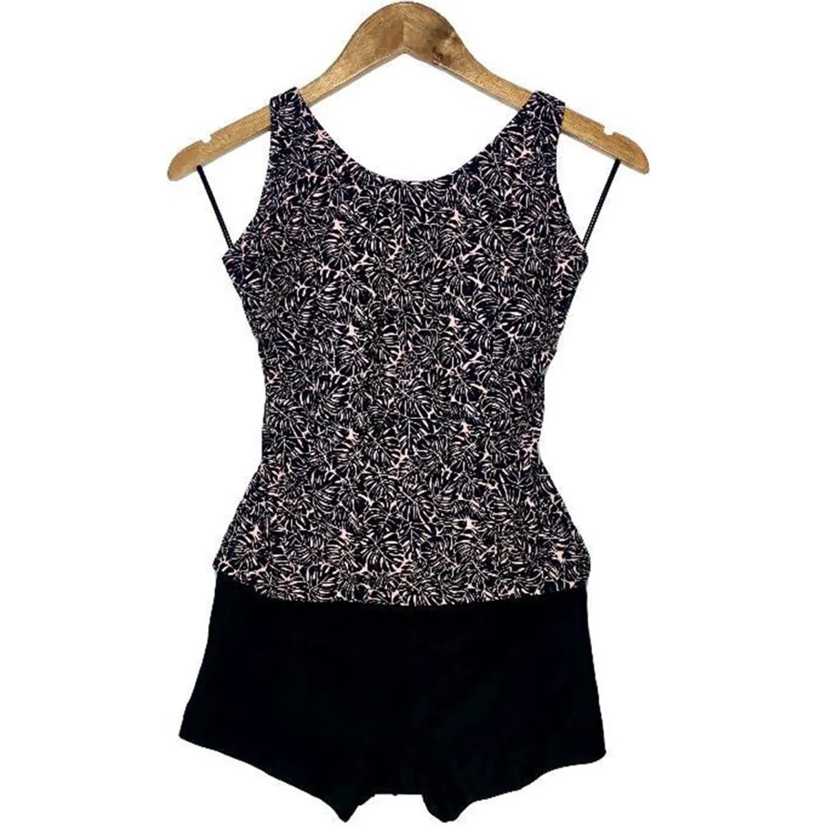 GENERICO - Shortkini Colores UV Con Copa Negro GL-50