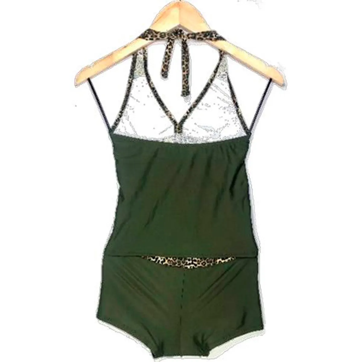 GENERICO - Shortkini Colores UV Con Polo Verde GL-32