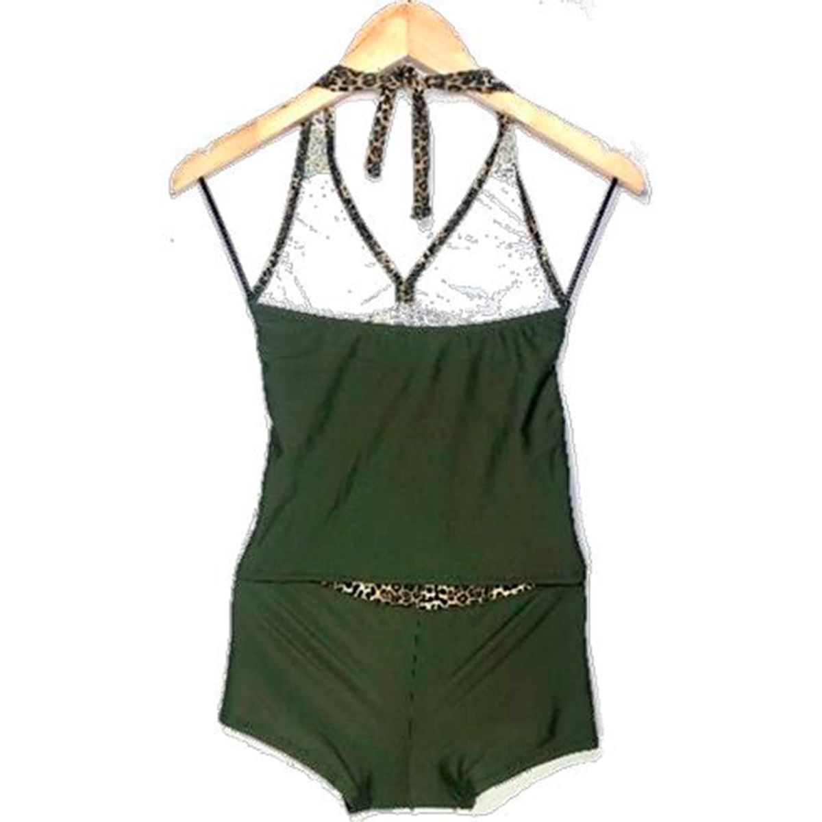 GENERICO - Shortkini Colores UV Con Polo Verde GL-32