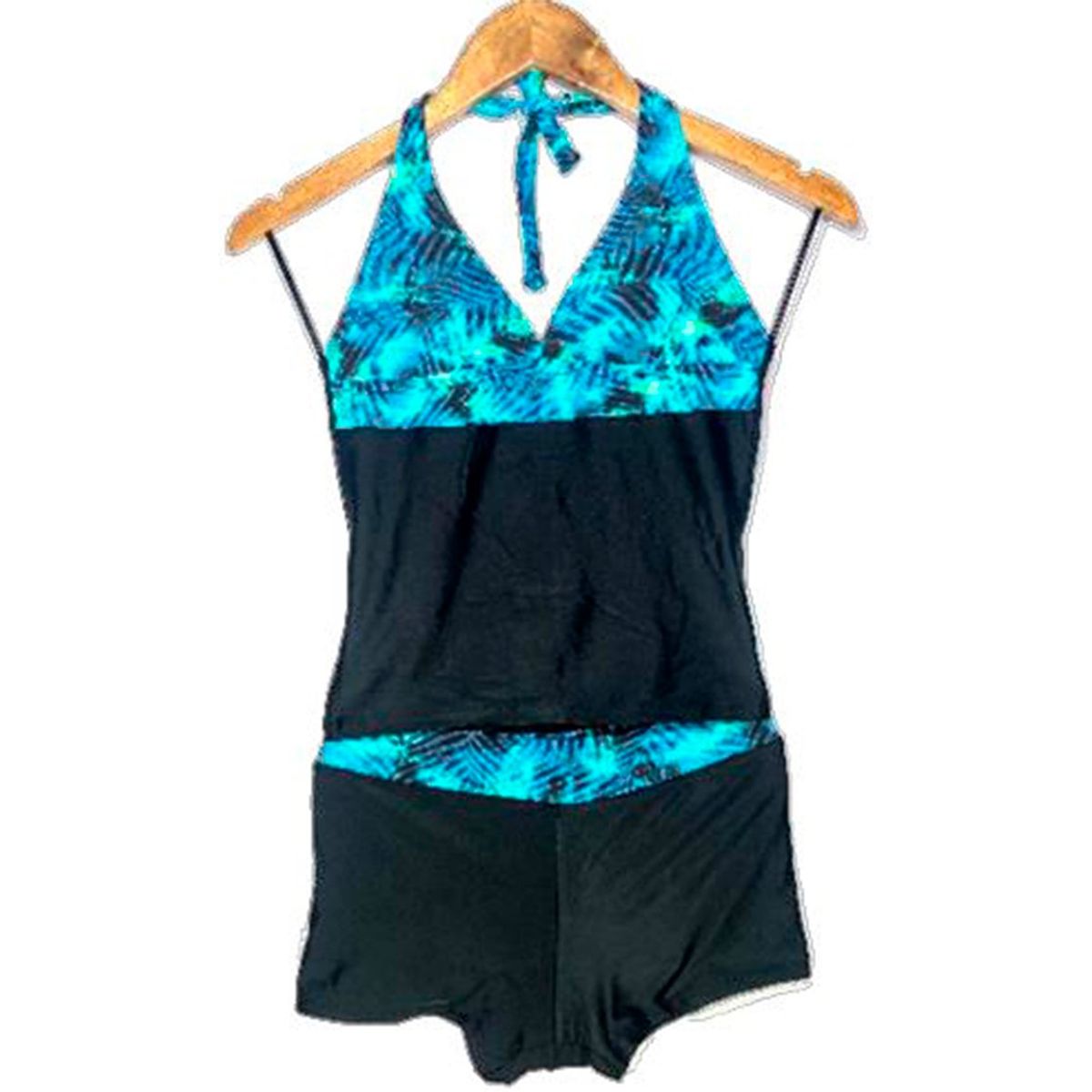 GENERICO - Shortkini Colores UV Con Polo Negro GL-32