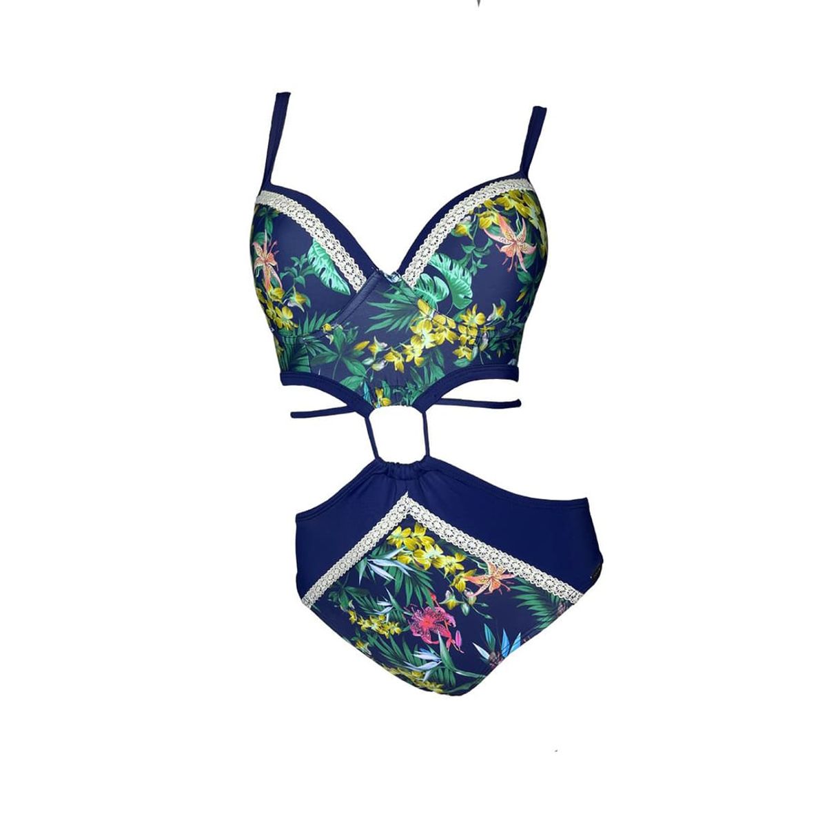 GENERICO - Trikini Licra UV Eleanor Roosevelt Azul GL-44