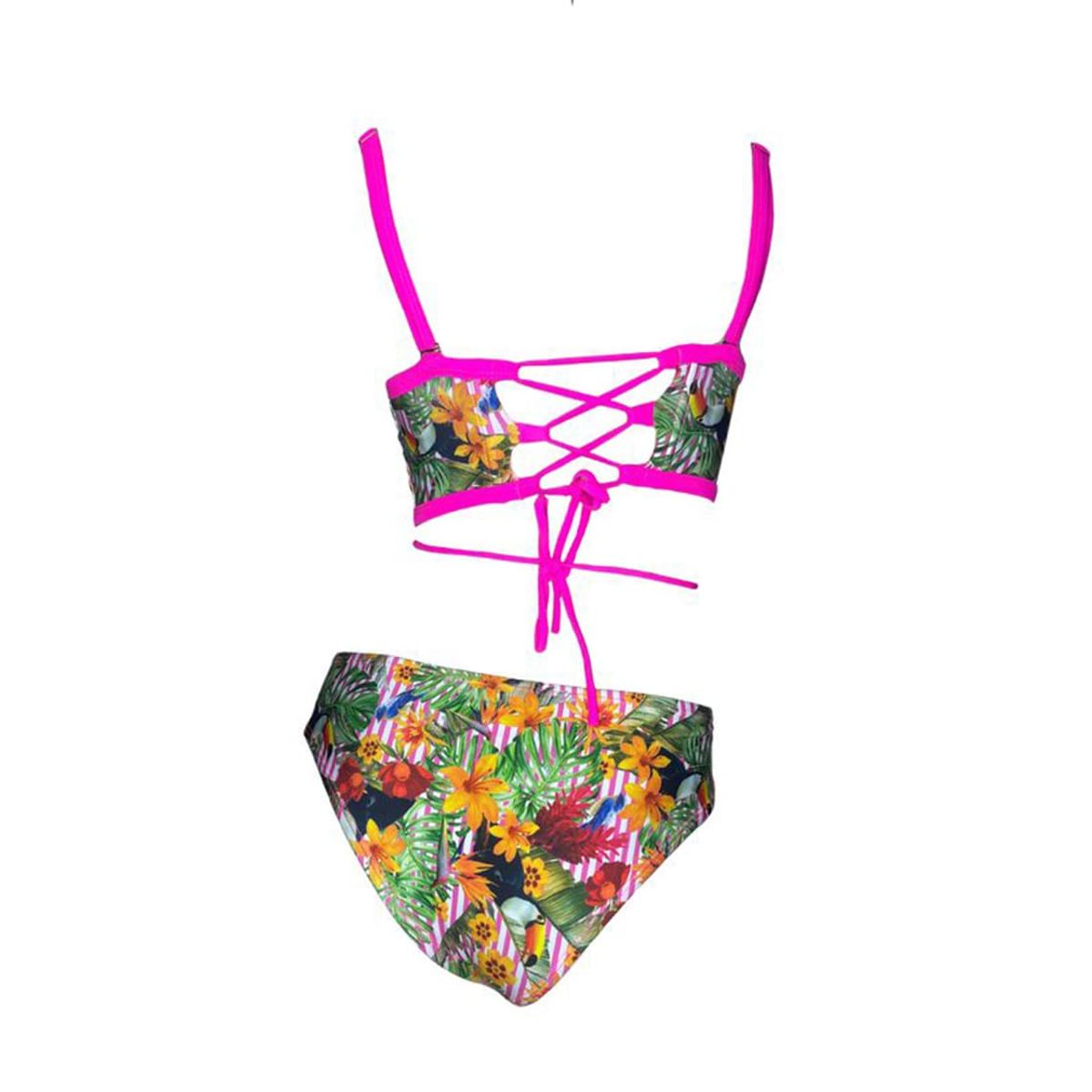 GENERICO - Trikini Licra UV Eleanor Roosevelt Fucsia GL-44