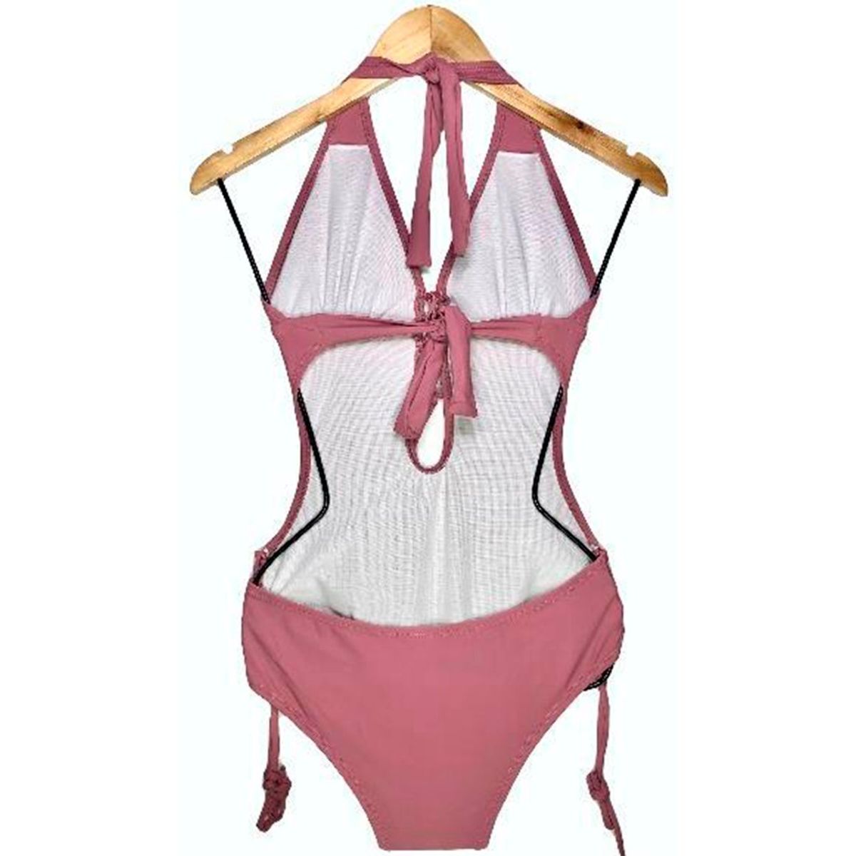 GENERICO - Trikini Licra UV Entero Flor Guinda GL-30