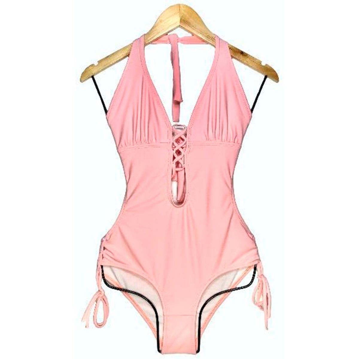 GENERICO - Trikini Licra UV Entero Flor Rosado GL-30