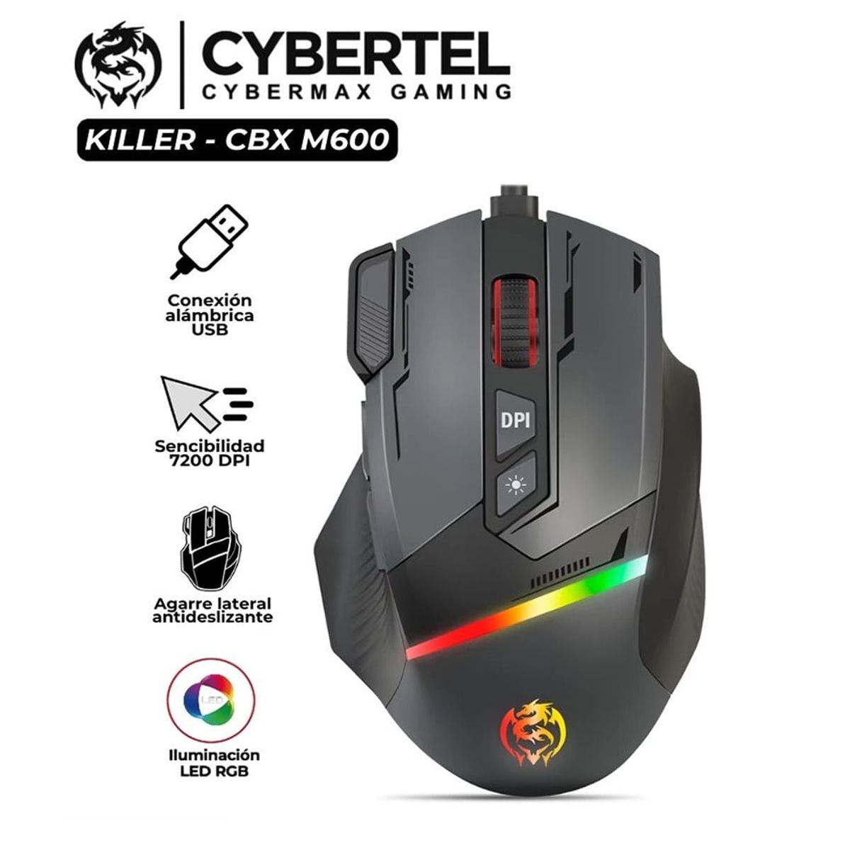 CYBERTEL - MOUSE CYBERTEL KILLER - CBX M600