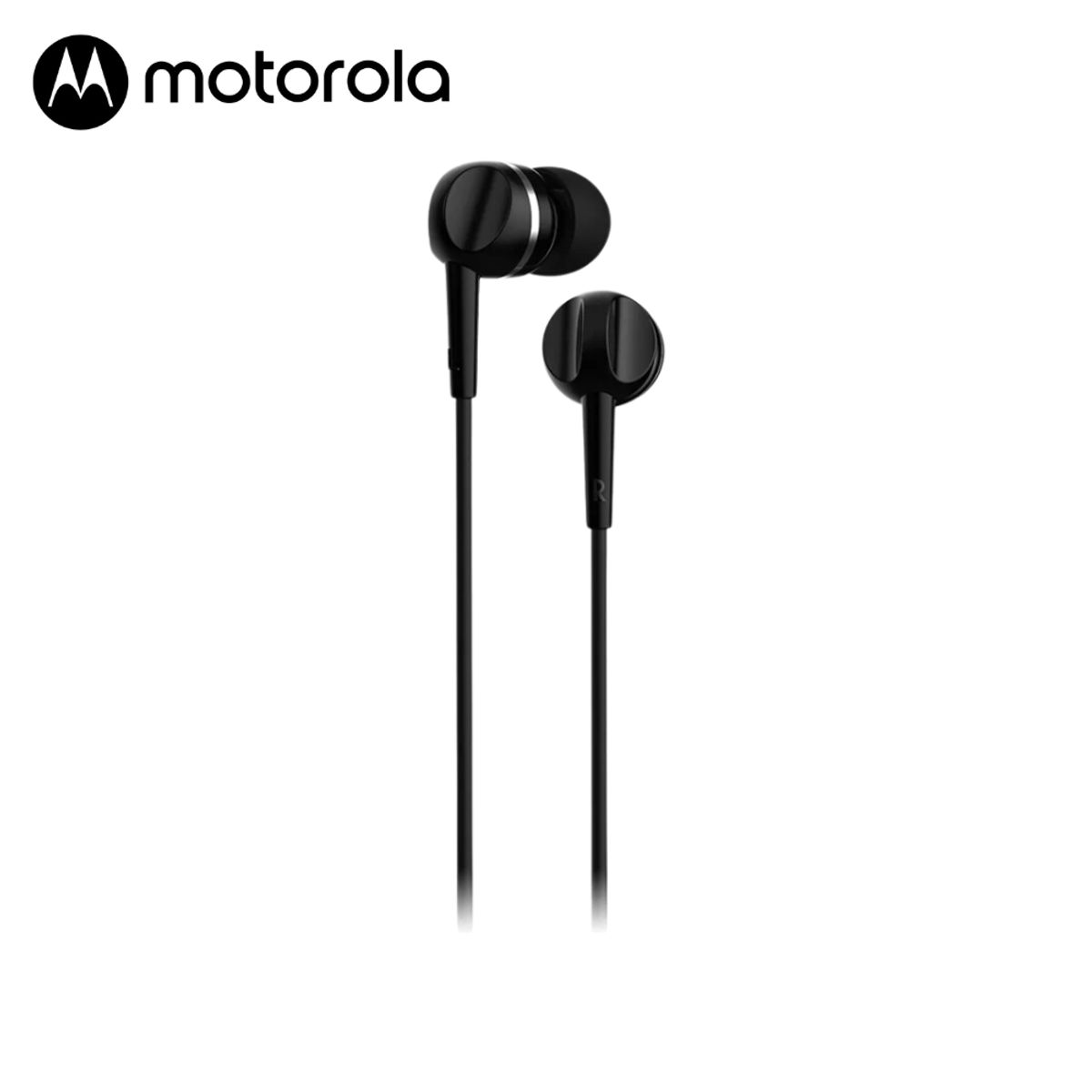 MOTOROLA - Audífono Motorola Earbuds 105 Negro In-Ear con Micrófono Clear Sound
