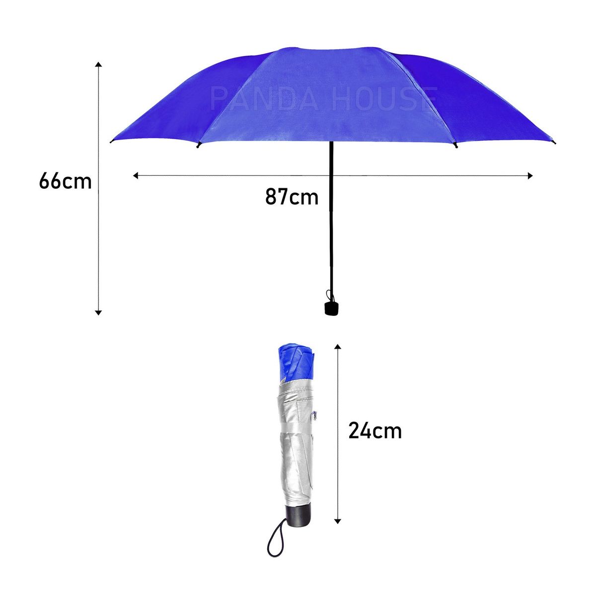 SM - PARAGUAS DE CARTERA AZUL