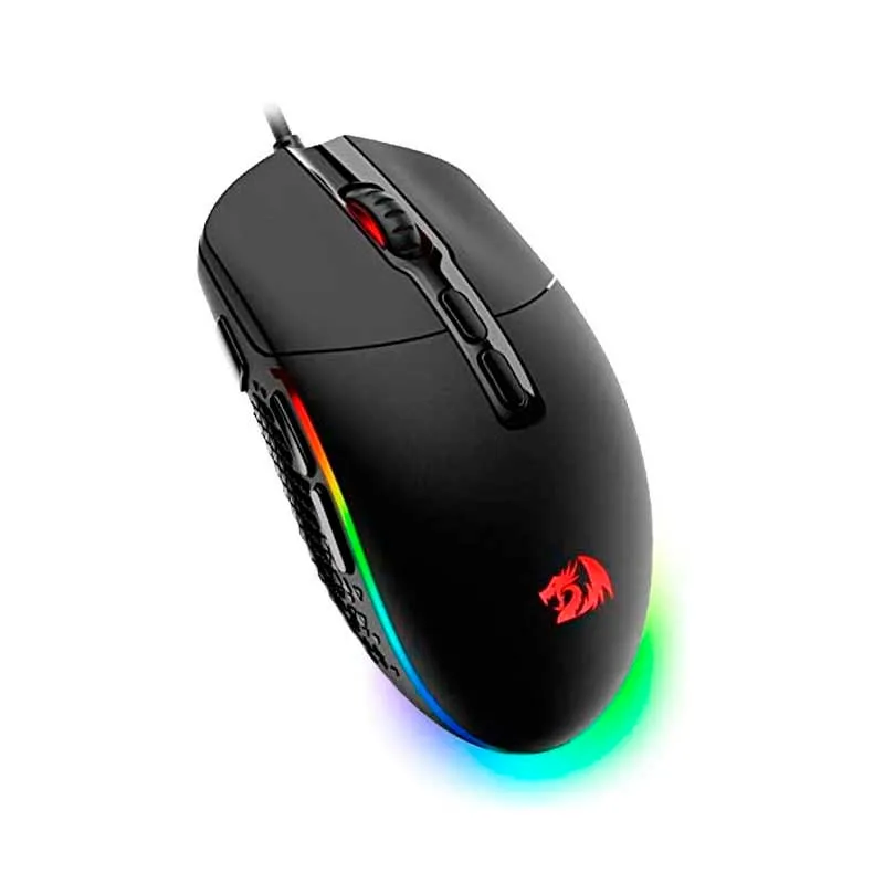 REDRAGON - MOUSE REDRAGON INVADER M719 RGB NEGRO