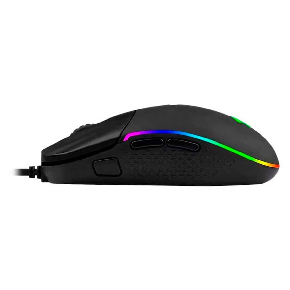 REDRAGON - MOUSE REDRAGON INVADER M719 RGB NEGRO