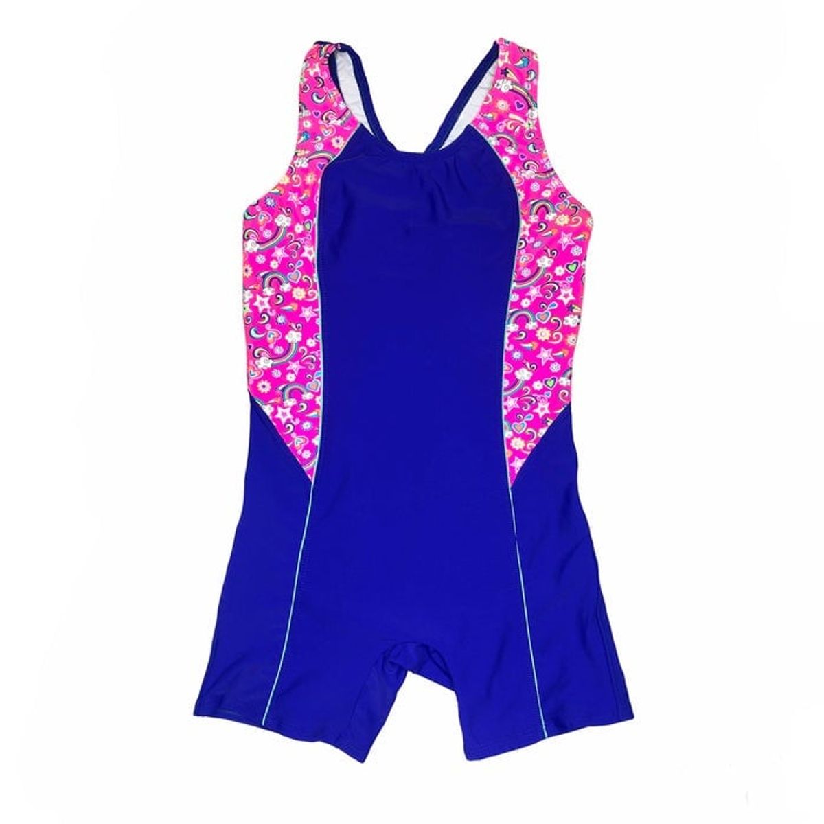 GENERICO - Enterizo Short Niña Color Azulino GL-30