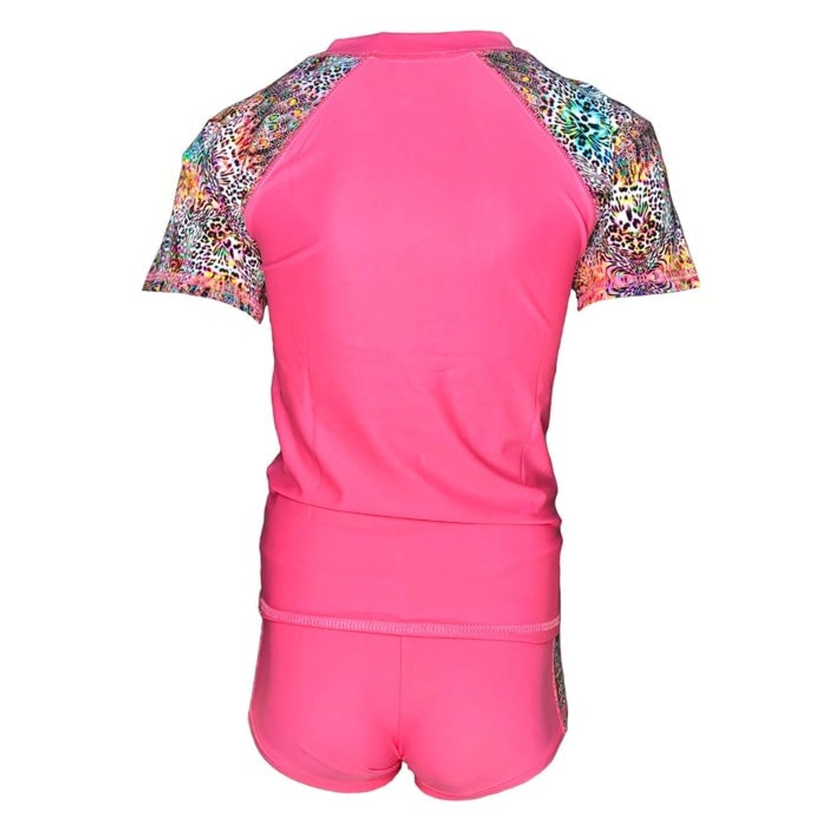 GENERICO - Conjunto Niña Manga Corta Color Coral GL-42