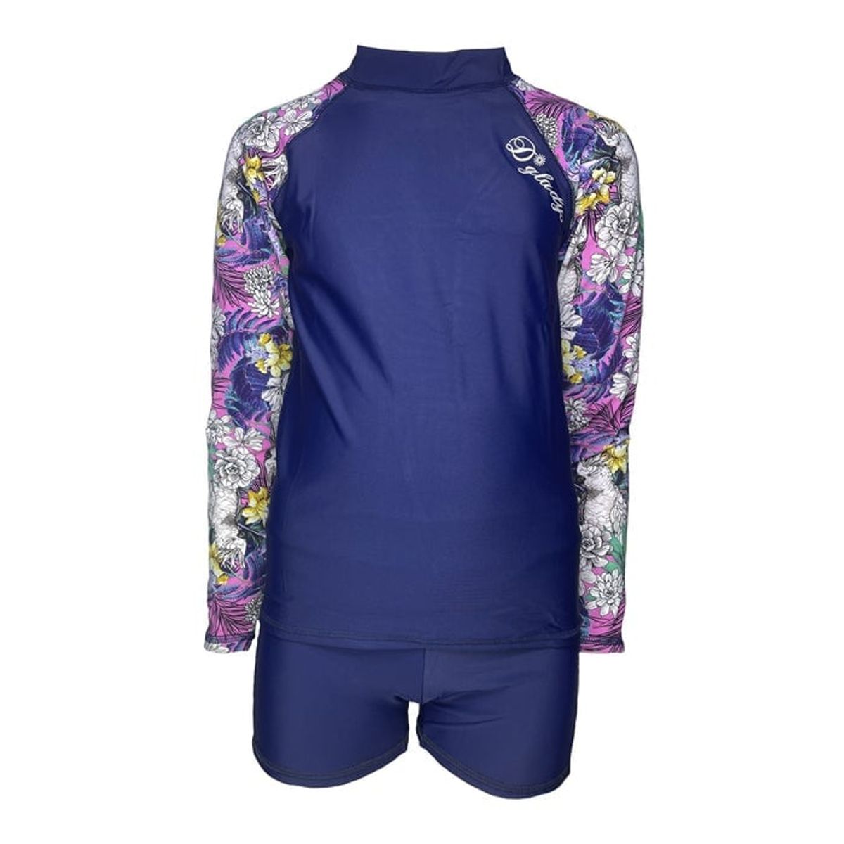 GENERICO - Conjunto Niña Manga Larga Color Azul GL-44