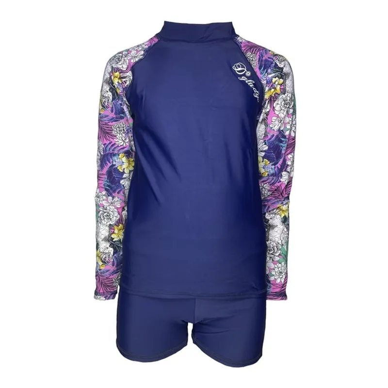 GENERICO - Conjunto Niña Manga Larga Color Azul GL-44