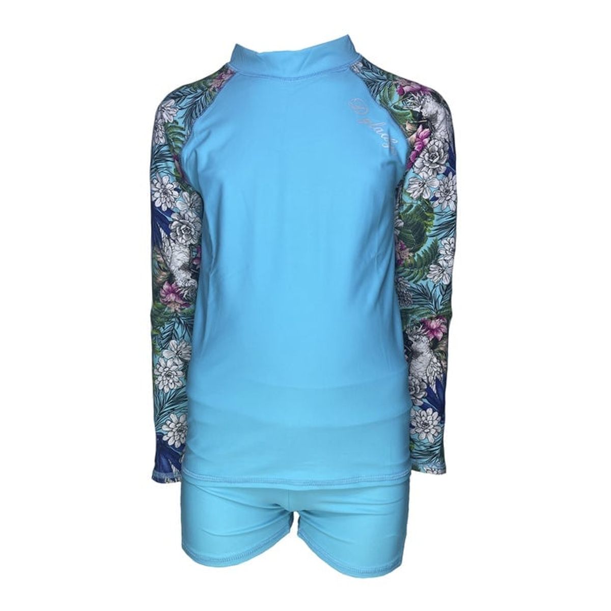 GENERICO - Conjunto Niña Manga Larga Color Celeste GL-44