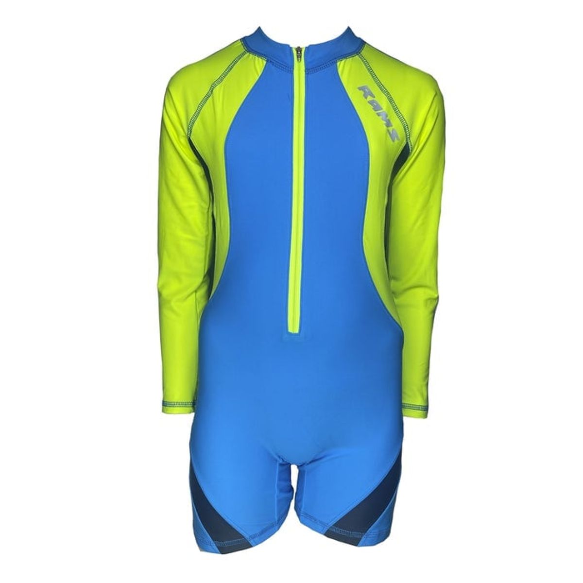 GENERICO - Enterizo Niño Cierre Manga Larga Color Turquesa GL-46