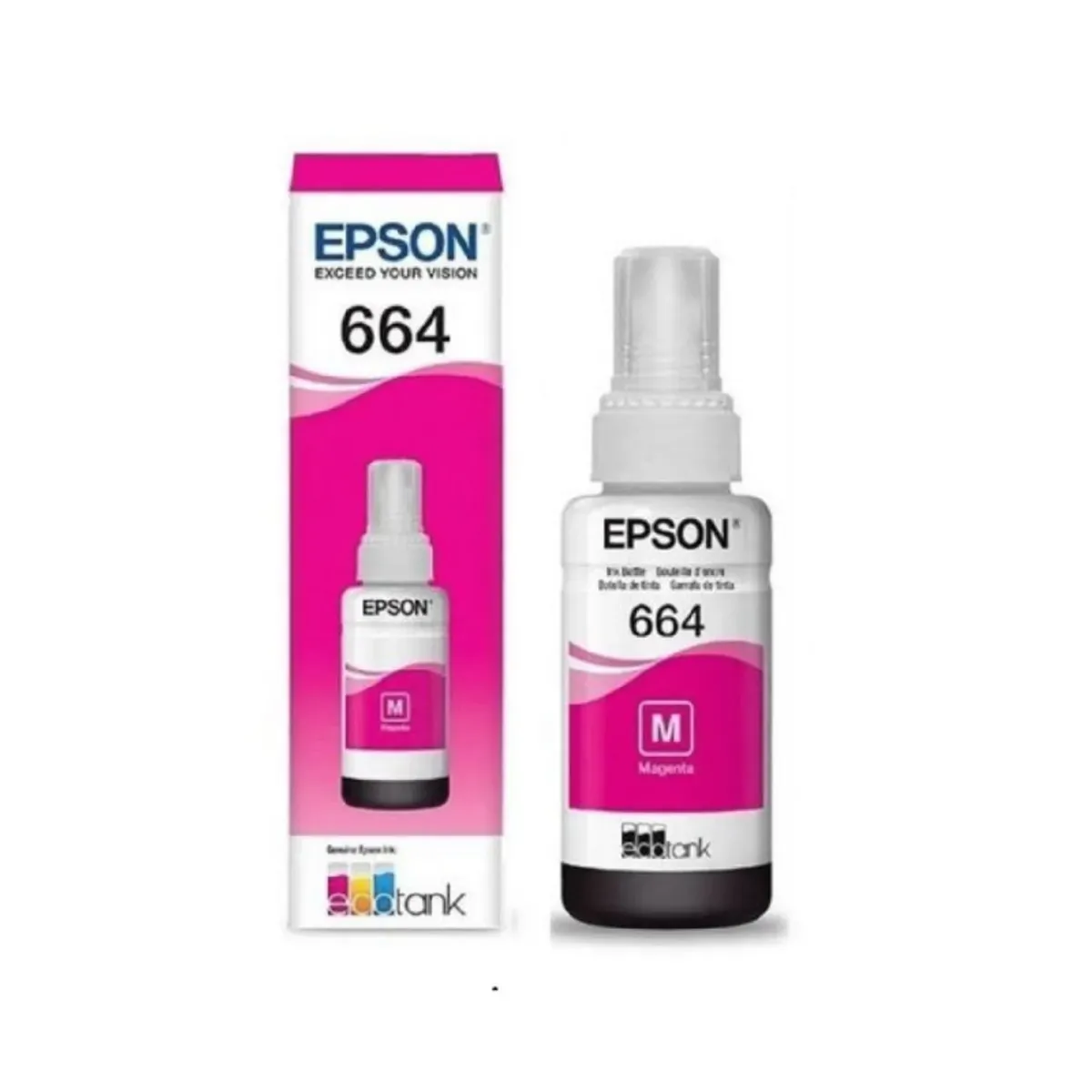 EPSON - Botella de Tinta Epson T664320 Magenta