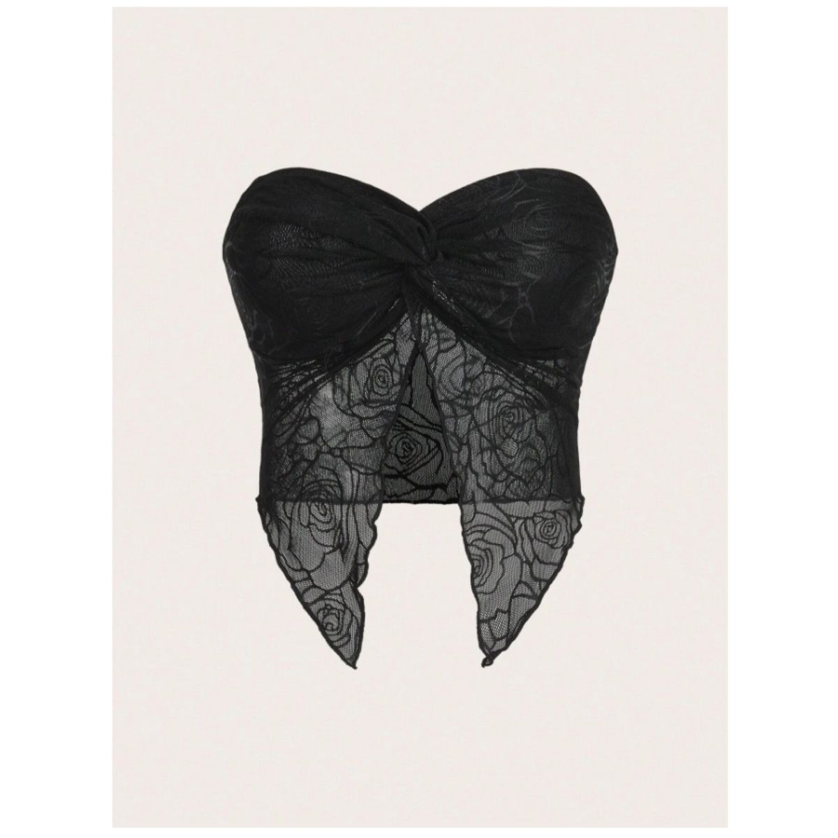 GENERICO - TOP LOLITAS NEGRO KAWAII COQUETTE