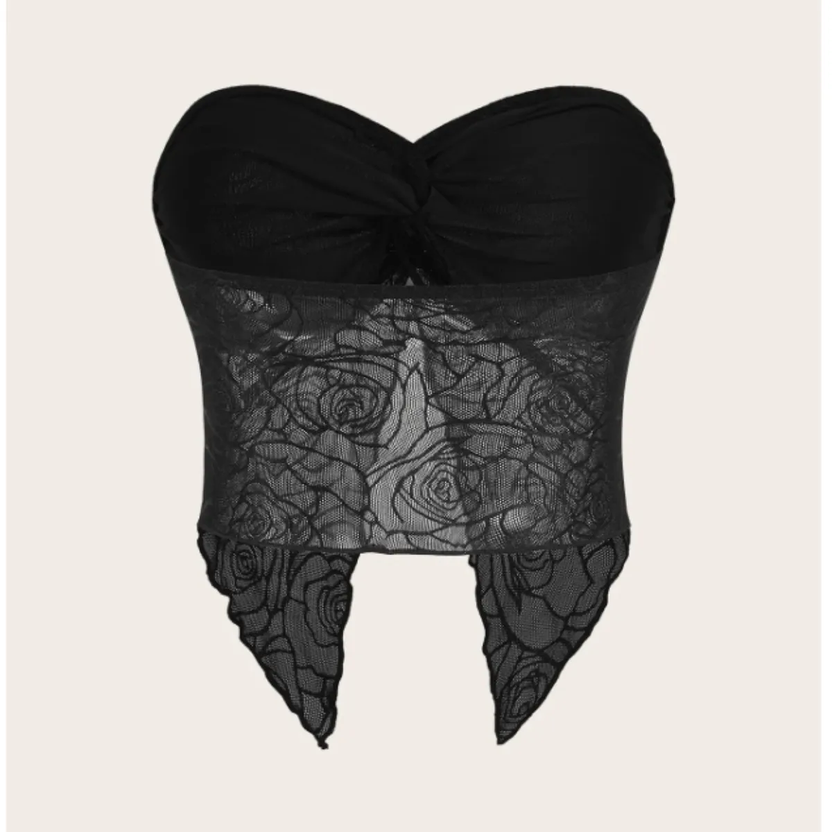 GENERICO - TOP LOLITAS NEGRO KAWAII COQUETTE