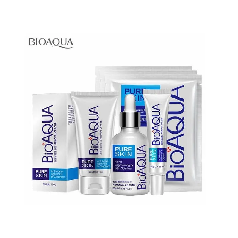 BIOAQUA - BIOAQUA PURE SKIN 4 PIEZAS ANTI-ACNÉ
