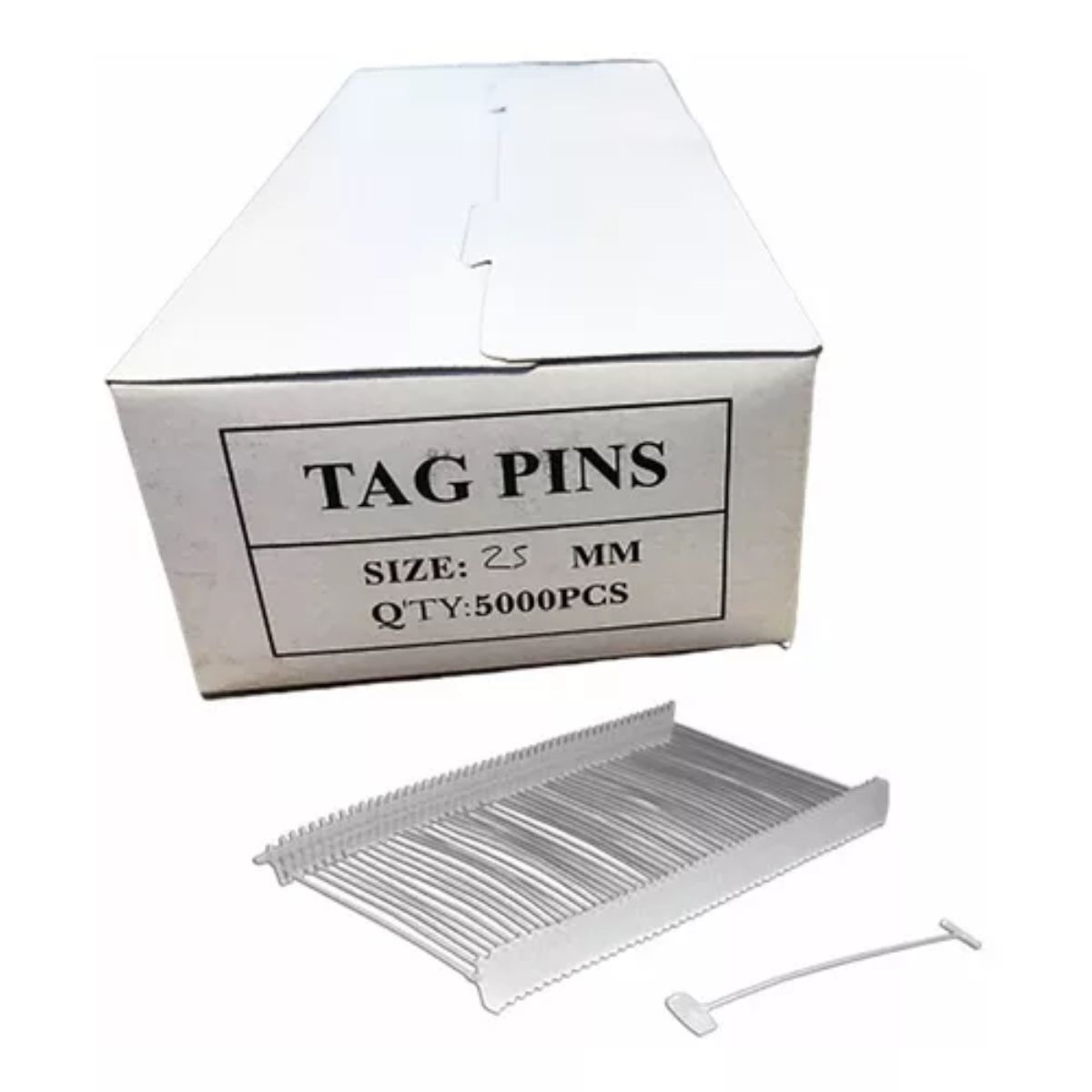 ARROW - Caja Precintos Balines Hilo Tag Pin Grueso 35mm X10000 Pzas