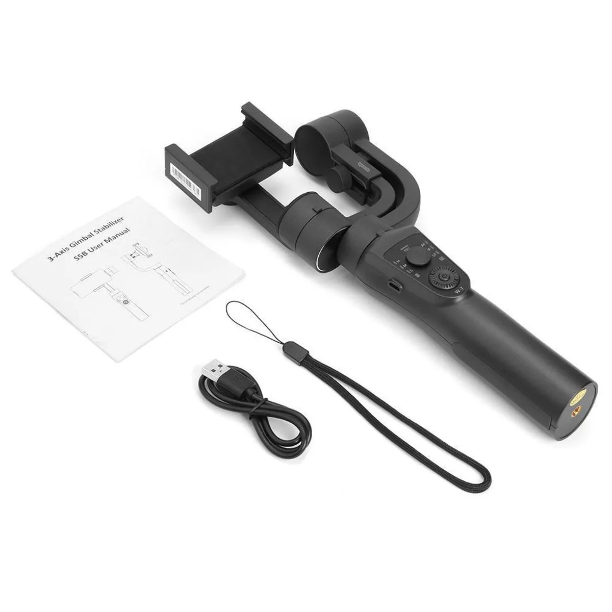 NANOTRON TECHNOLOGIES - Estabilizador Gimbal de Cardán 3 ejes AXIS S5B para celular