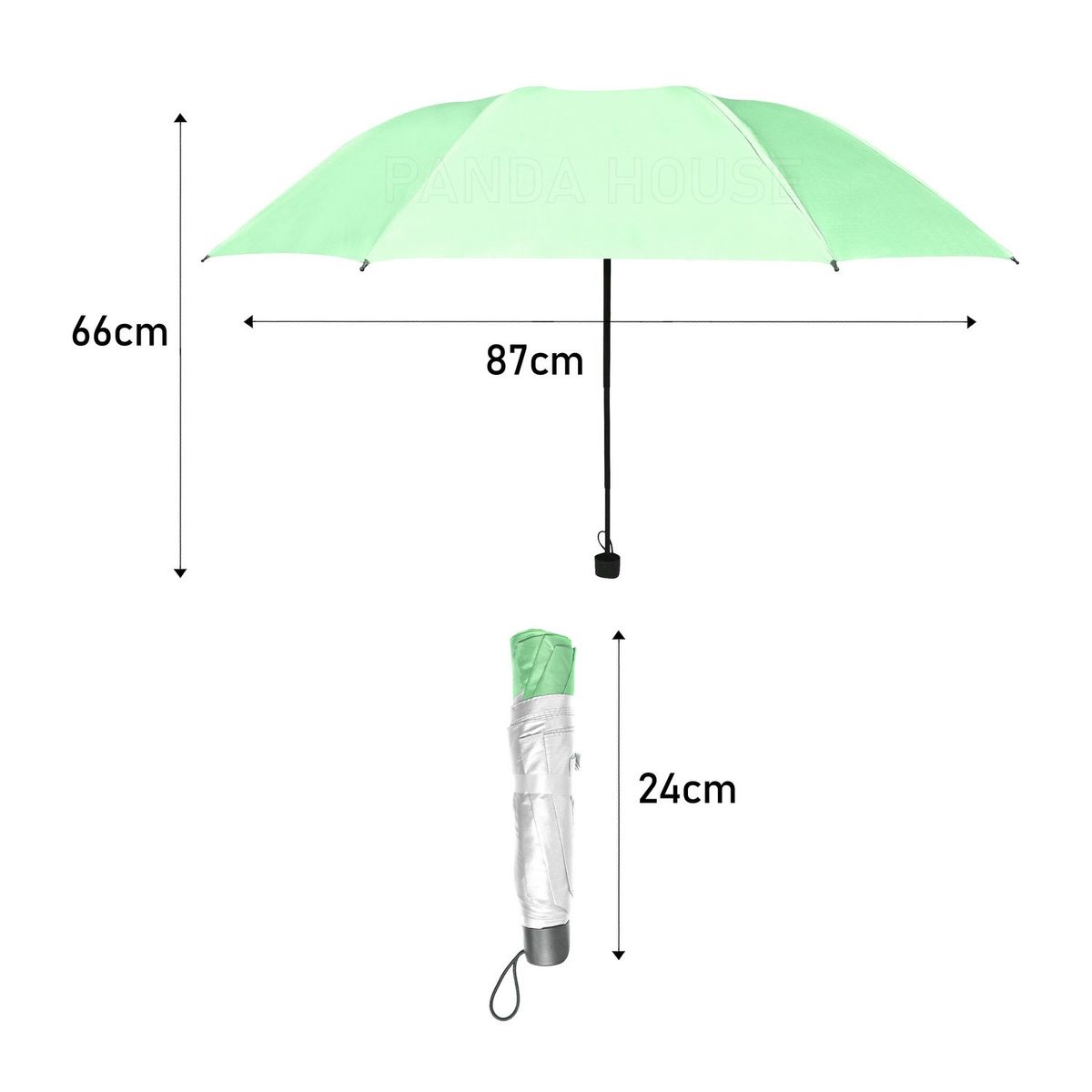 SM - PARAGUAS DE CARTERA VERDE