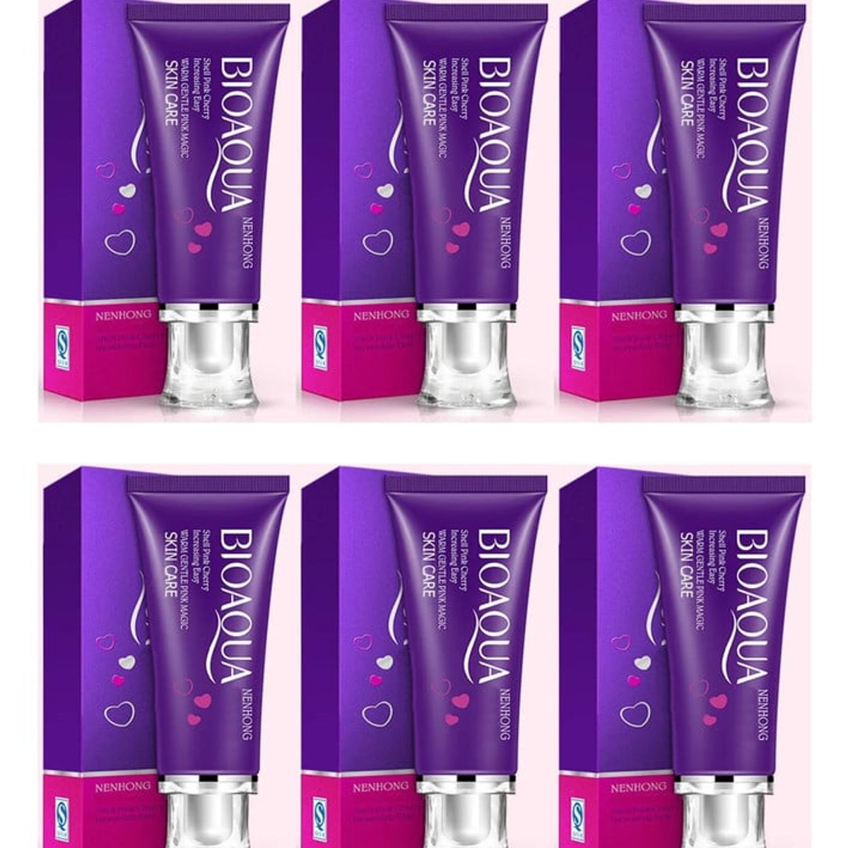 BIOAQUA - PACK 6 CREMA BLANQUEADORA ZONAS - BIOAQUA