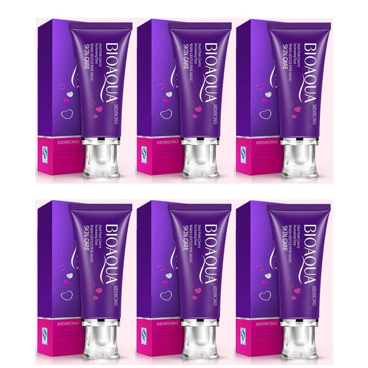 BIOAQUA - PACK 6 CREMA BLANQUEADORA ZONAS - BIOAQUA