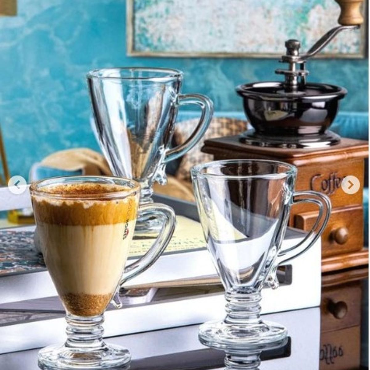 GENERICO - Set X 6 Tazas de Postre ó Té 120 ml.