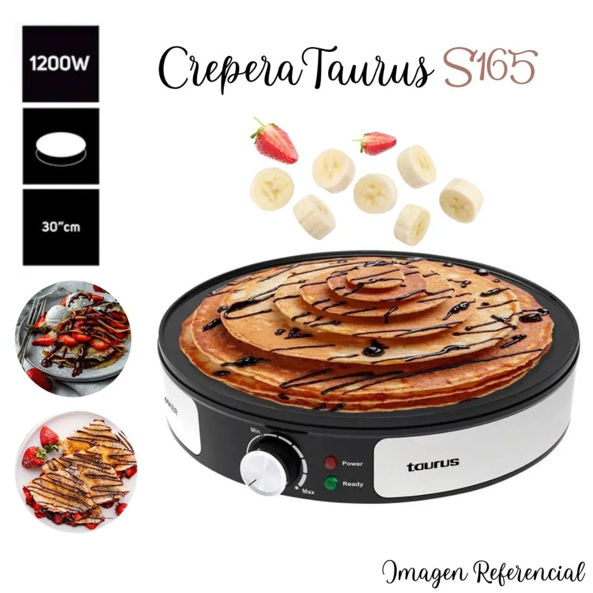 TAURUS - Crepera Maker Taurus Antiadherente S164