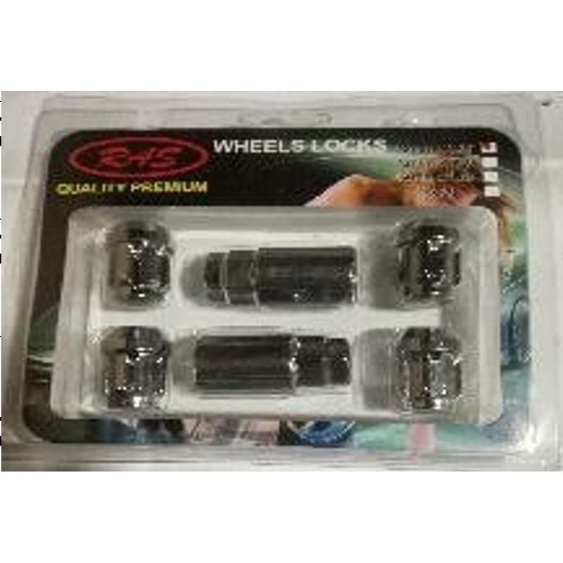 GENERICO - SEGURO DE RUEDA CIEGO  CERRADO CROMADO - 4+2