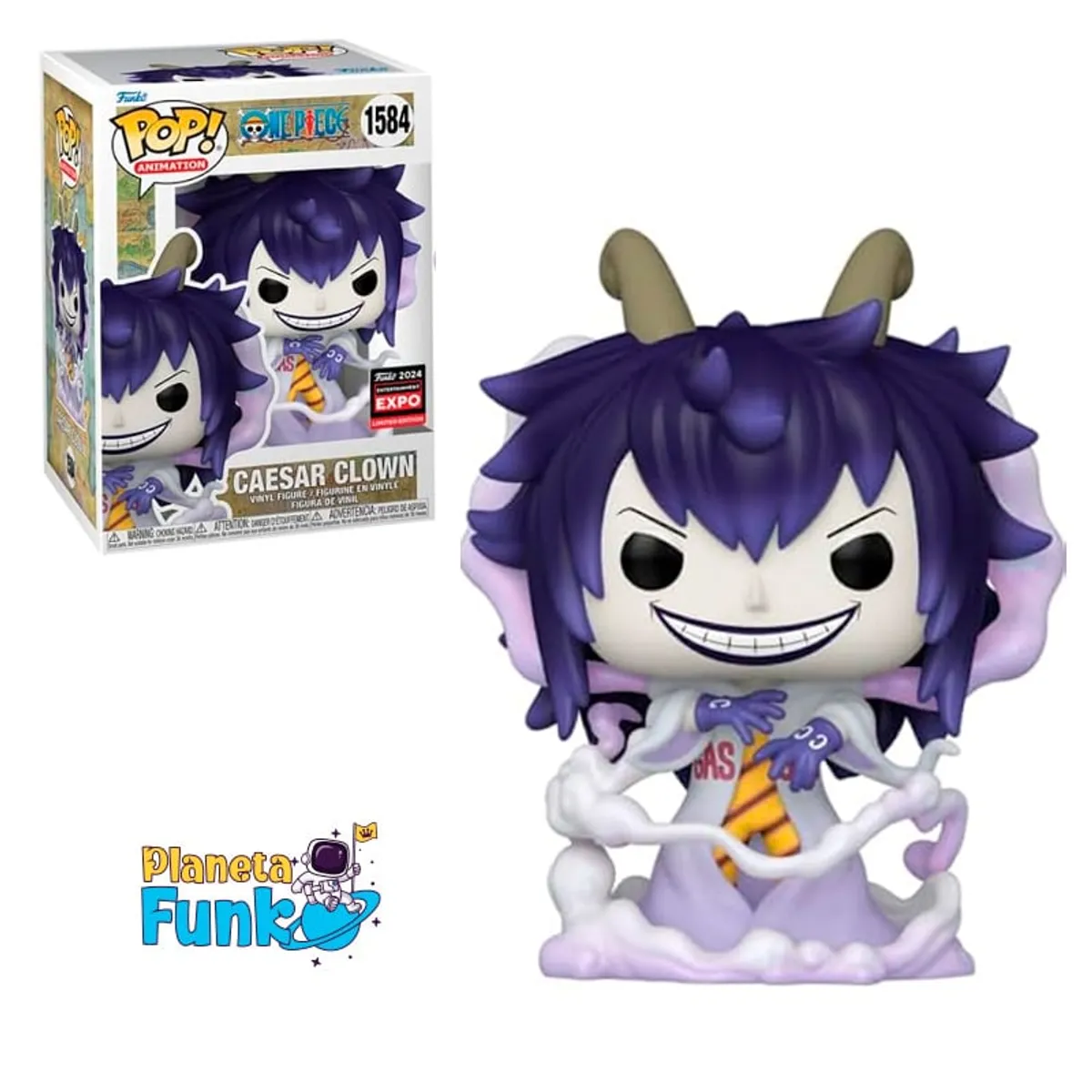 FUNKO - ONE PIECE CAESAR CLOWN FUNKO POP 1584