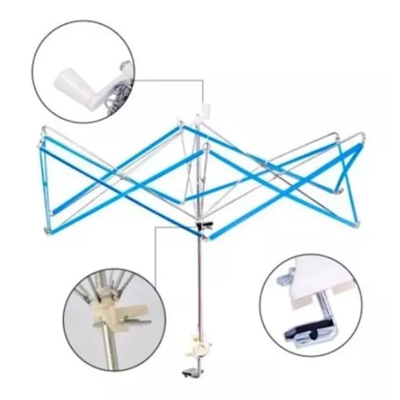 GENERICO - Soporte De Ovilladora De Lanas Hilado Swift Bobinadora