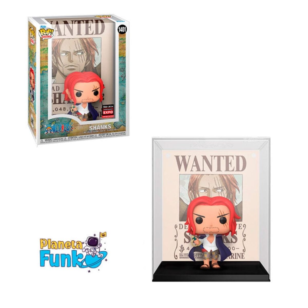 FUNKO - ONE PIECE SHANKS WANTED COVER FUNKO POP