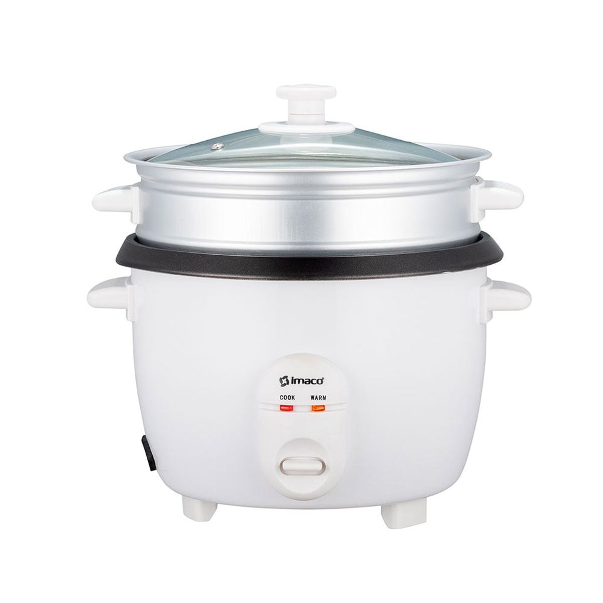 IMACO - Arrocera Imaco  1.80Lt con vaporera RC18VE Blanco
