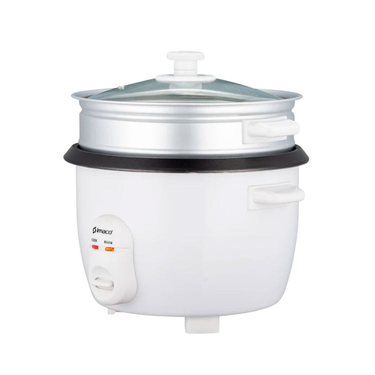 IMACO - Arrocera Imaco  1.80Lt con vaporera RC18VE Blanco