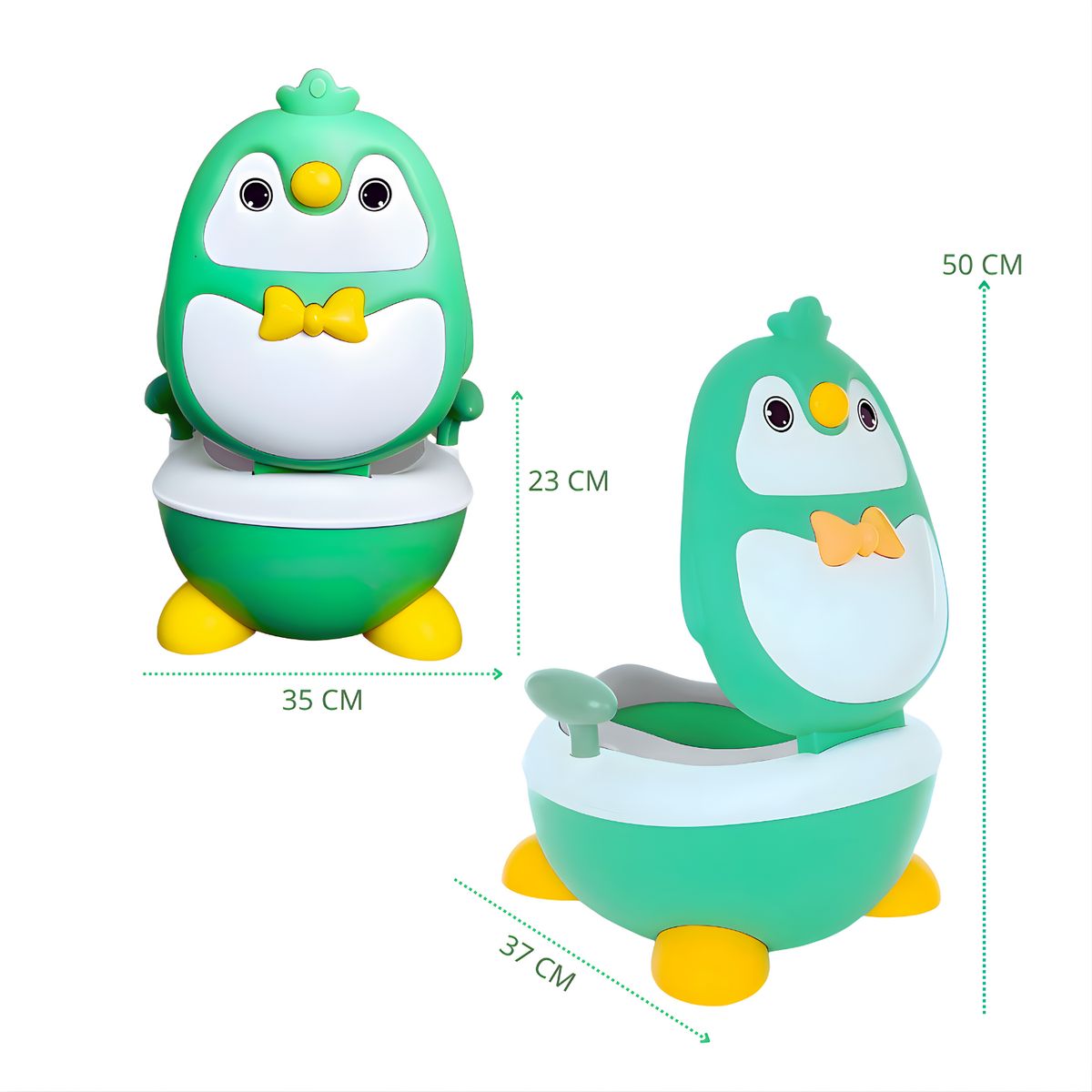 SM - BACIN ENTRENAMIENTO INODORO PARA BEBES NIÑOS INFANTIL VERDE