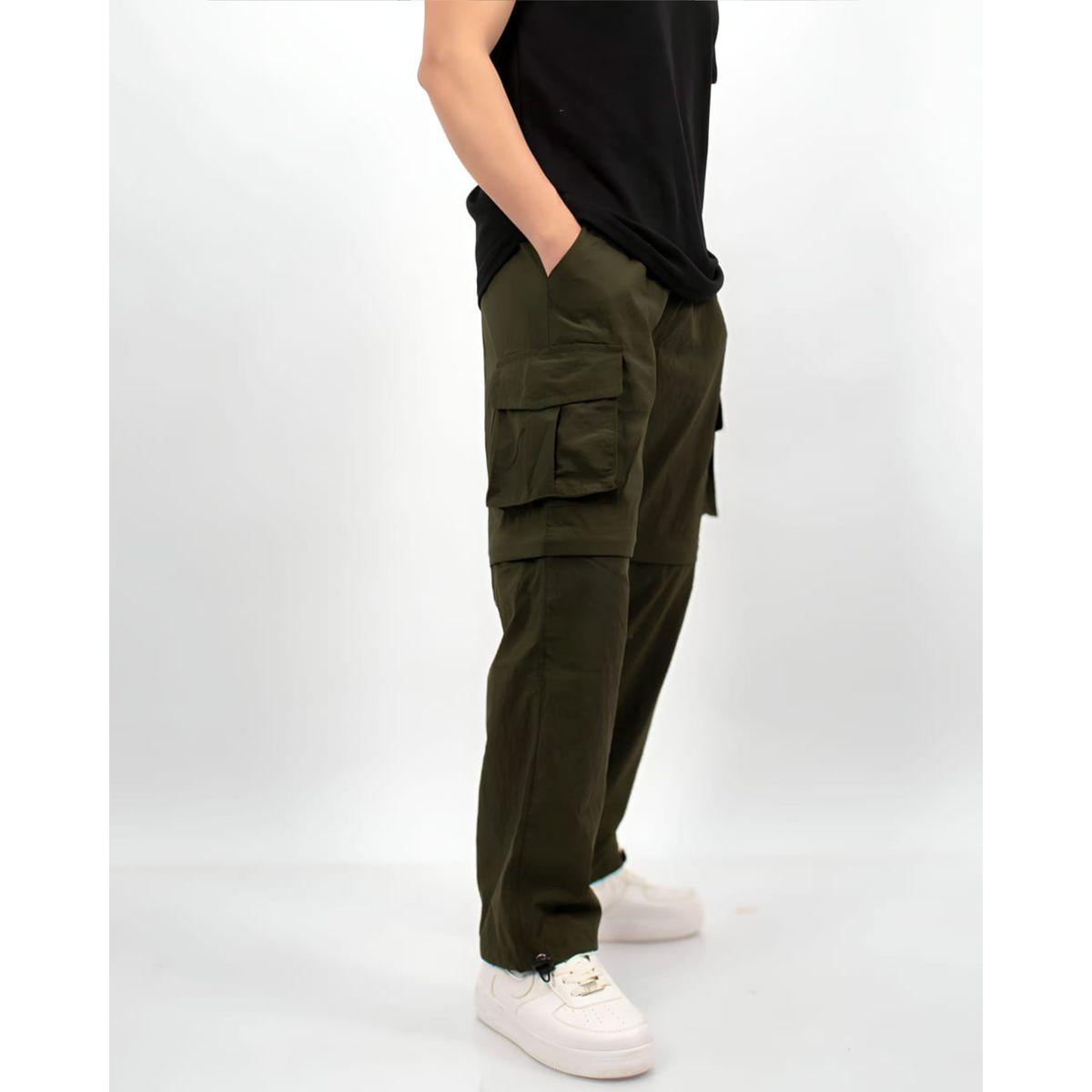 ENKI - Pantalón Convertible 2 en 1 Hombre Enki – Versatilidad y Estilo en Tela Mojada