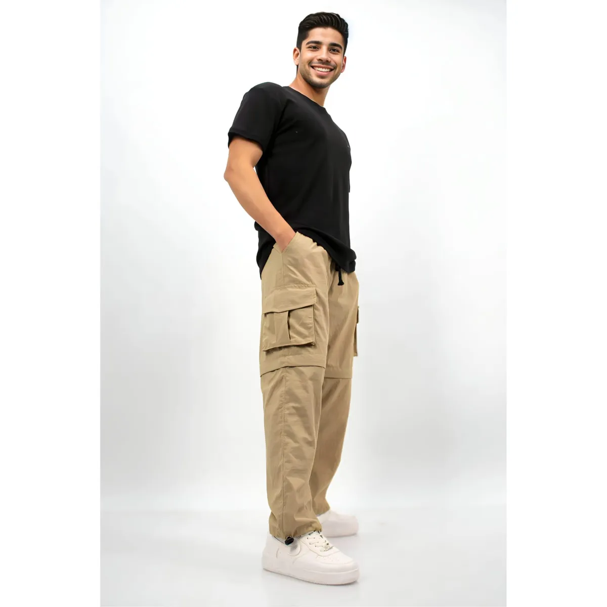 ENKI - Pantalón Convertible 2 en 1 Hombre Enki – Versatilidad y Estilo en Tela Mojada