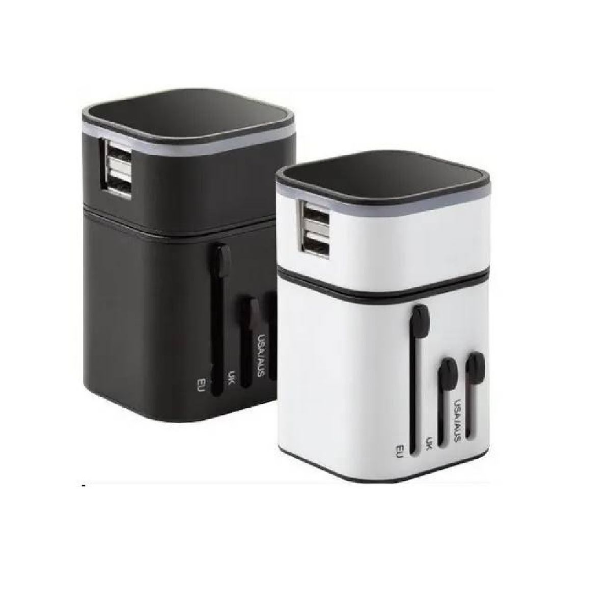 ENCORE ELECTRONICS - ADAPTADOR ENCHUFE  VIAJERO USB 2.0