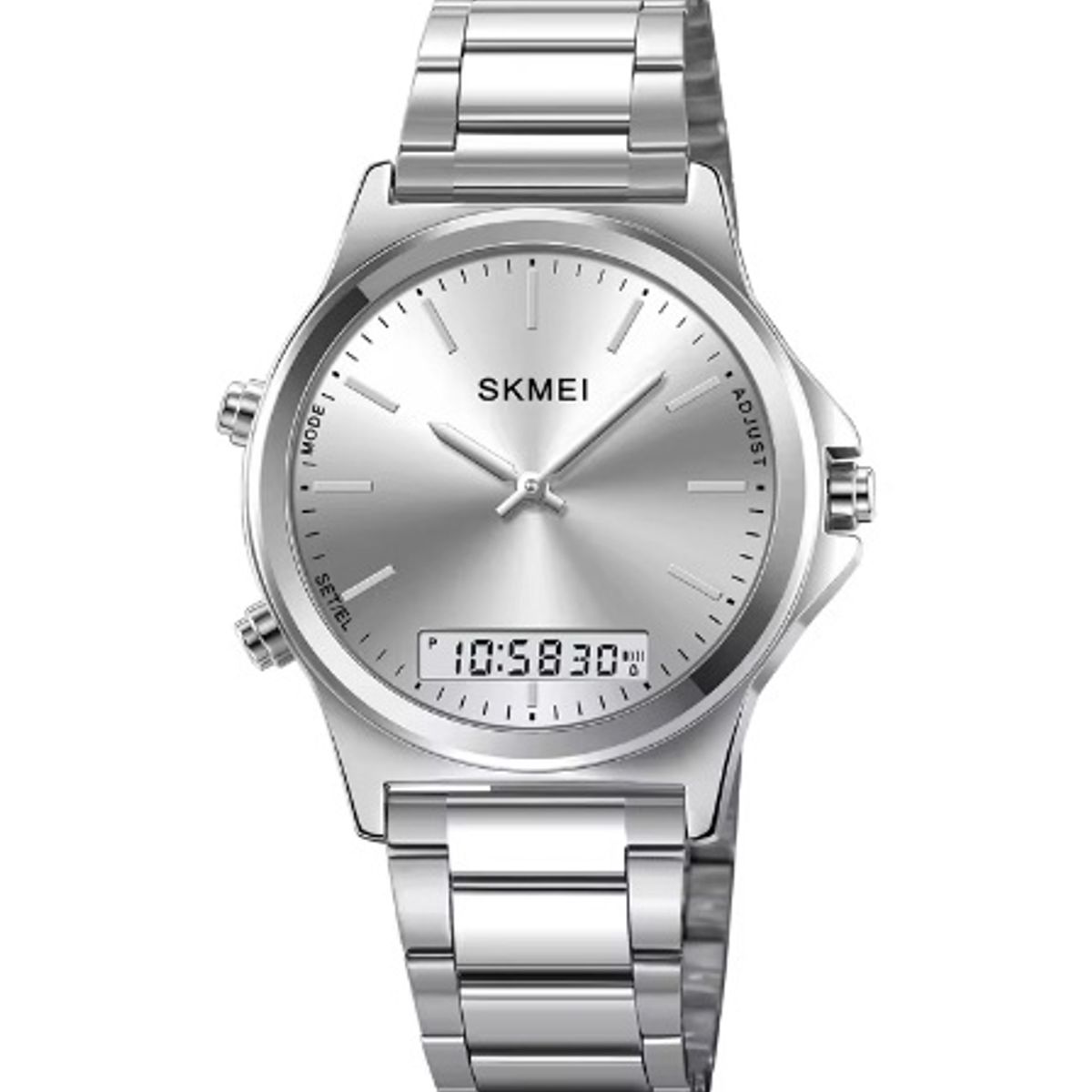 SKMEI - SKMEI 2120 Digital Impermeable Deportes Hombres Acero Inoxidable