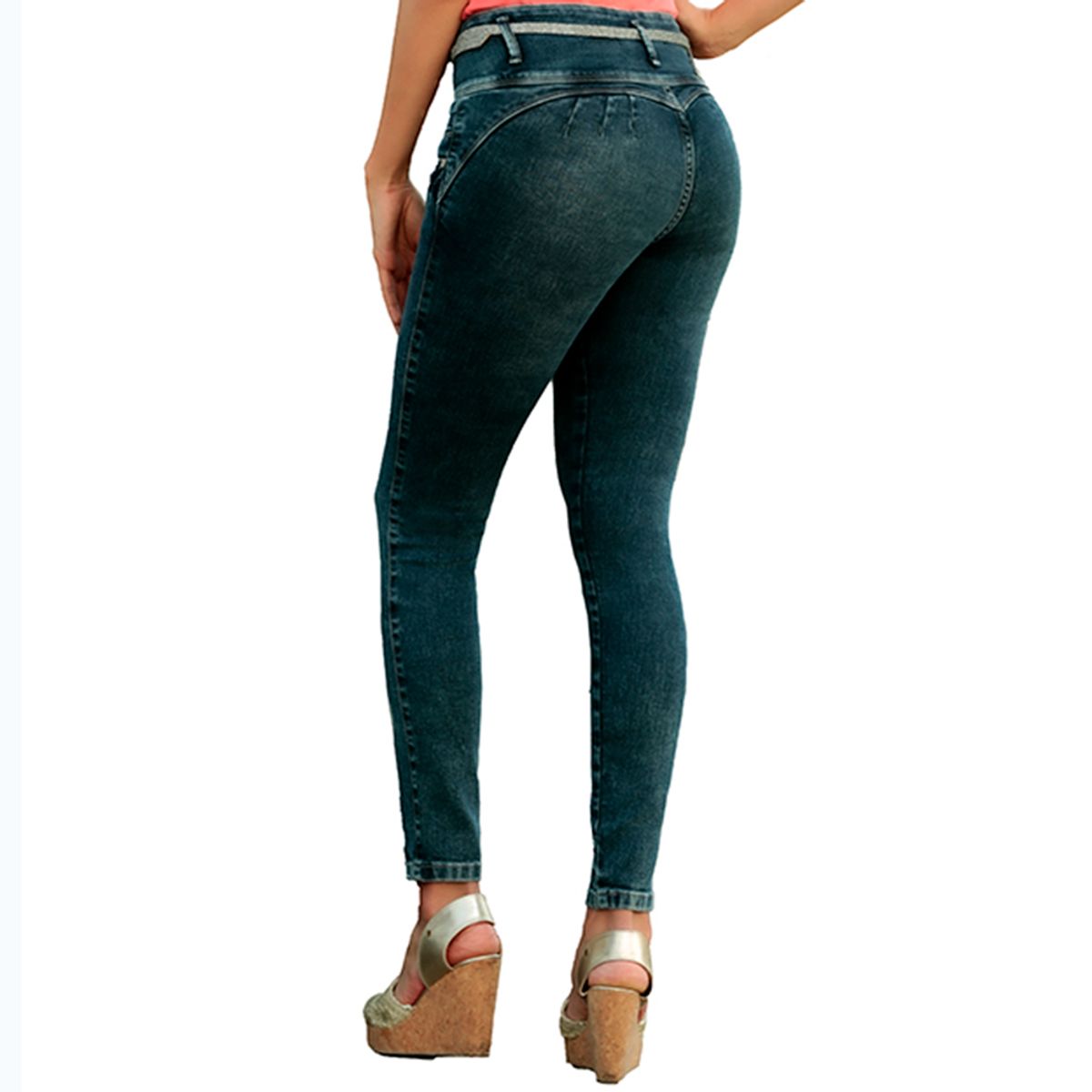 TANSY - PANTALON JEAN DE MUJER - BRIANA TANSY  - GRAFITO NEGRO