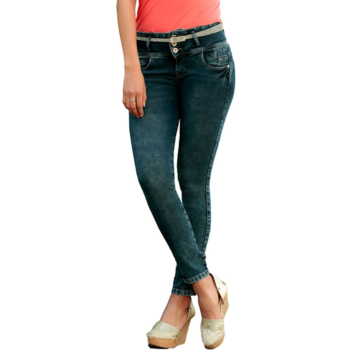 TANSY - PANTALON JEAN DE MUJER - BRIANA TANSY  - GRAFITO NEGRO