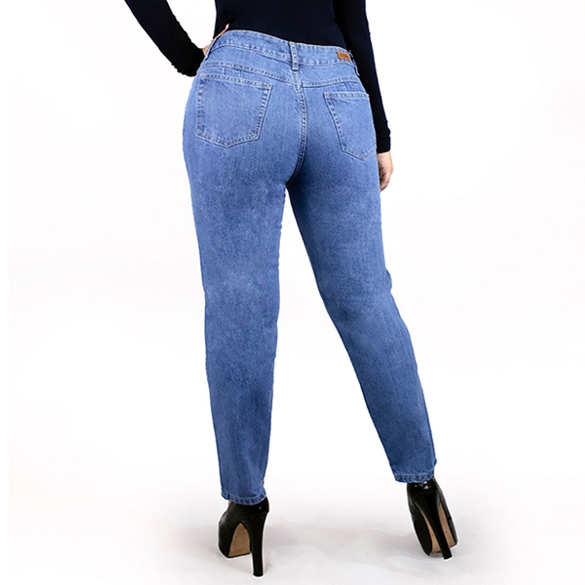 TANSY - PANTALON JEAN PARA MUJER -BRIYIT TANSY  - CELESTE VERDOSO