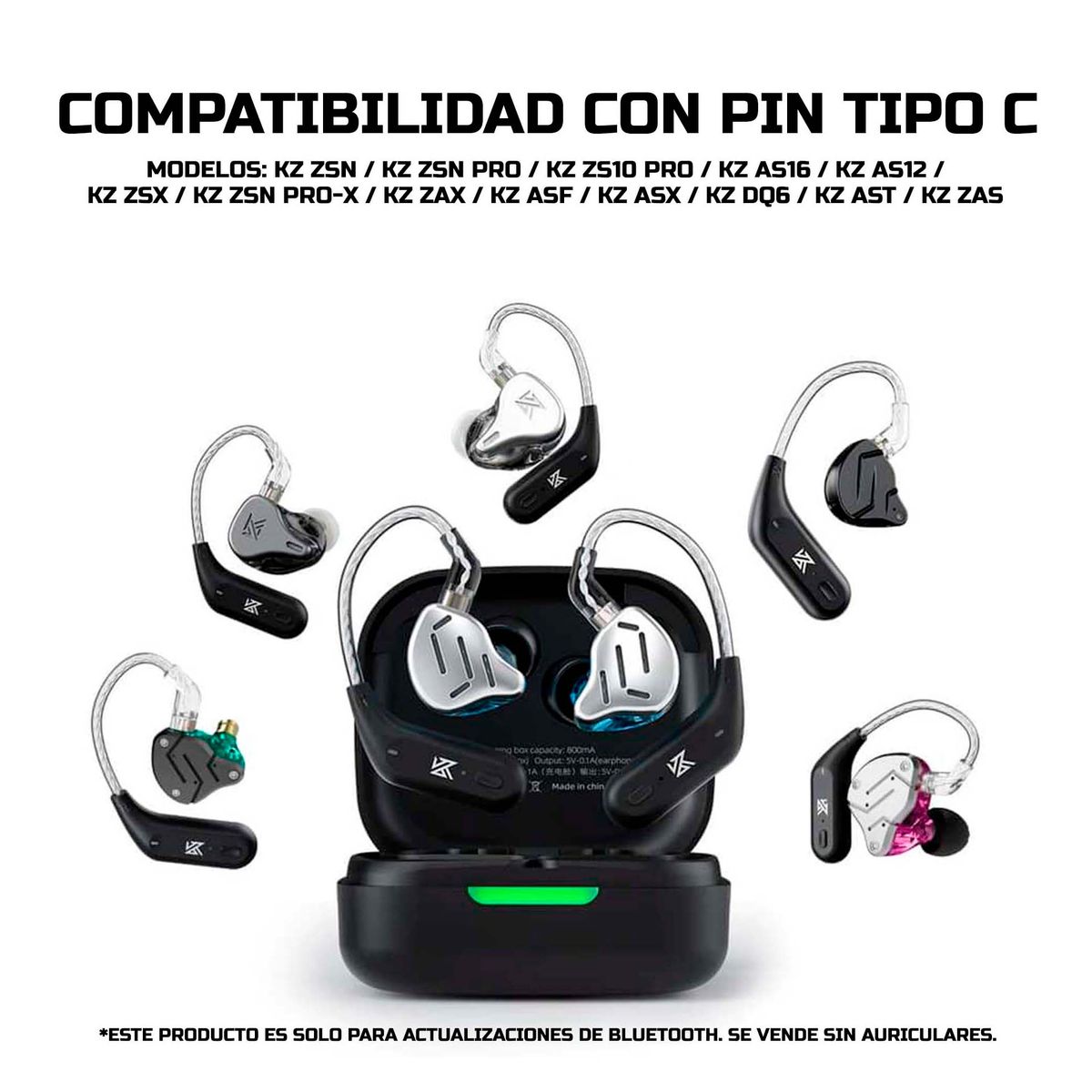 KZ - Módulo Bluetooth Kz Az09 Para Audífonos Kz Tipo C